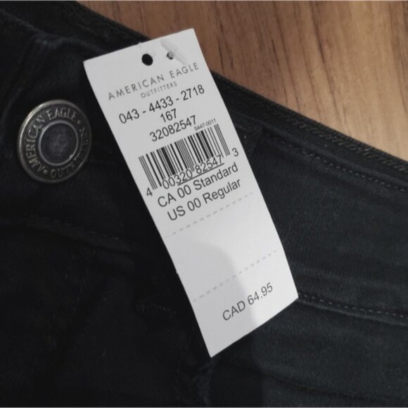 AEO- Hi-Rise Festival Fringe Shorts-Rare- NWT- Size 00 - Picture 5 of 15